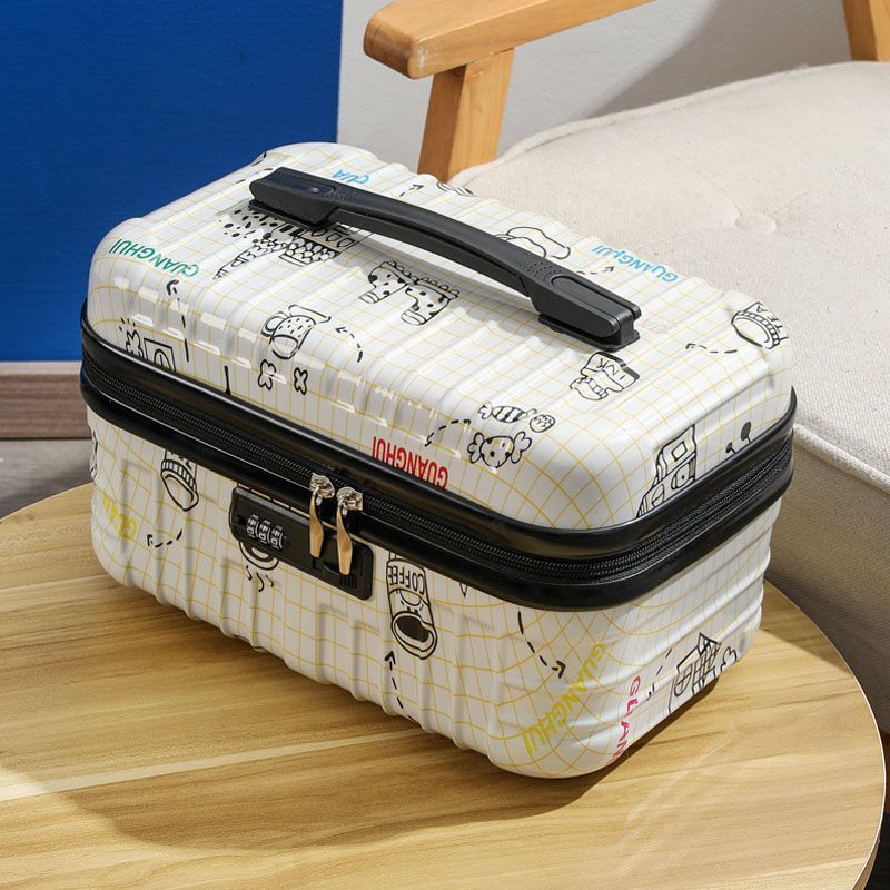 Large Graffiti Makeup Bag – 18 Inch Travel Cosmetic Organizer for Women