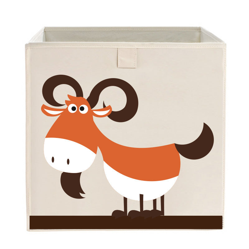 Children’s Fabric Folding Toy Storage Box – Collapsible Organizer