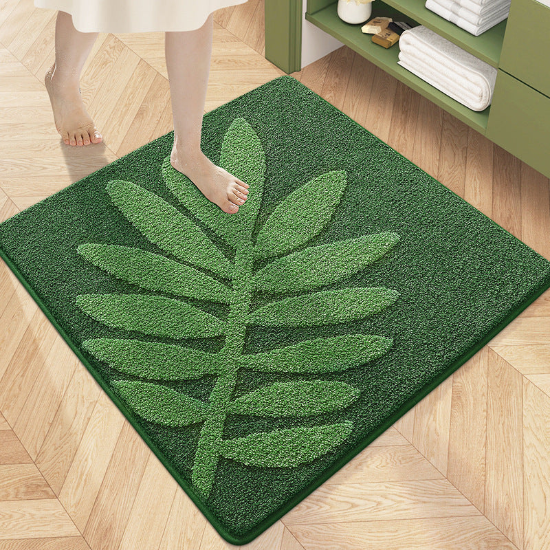 Square Bath Mat – Super Absorbent, Non-Slip Bathroom Floor Rug