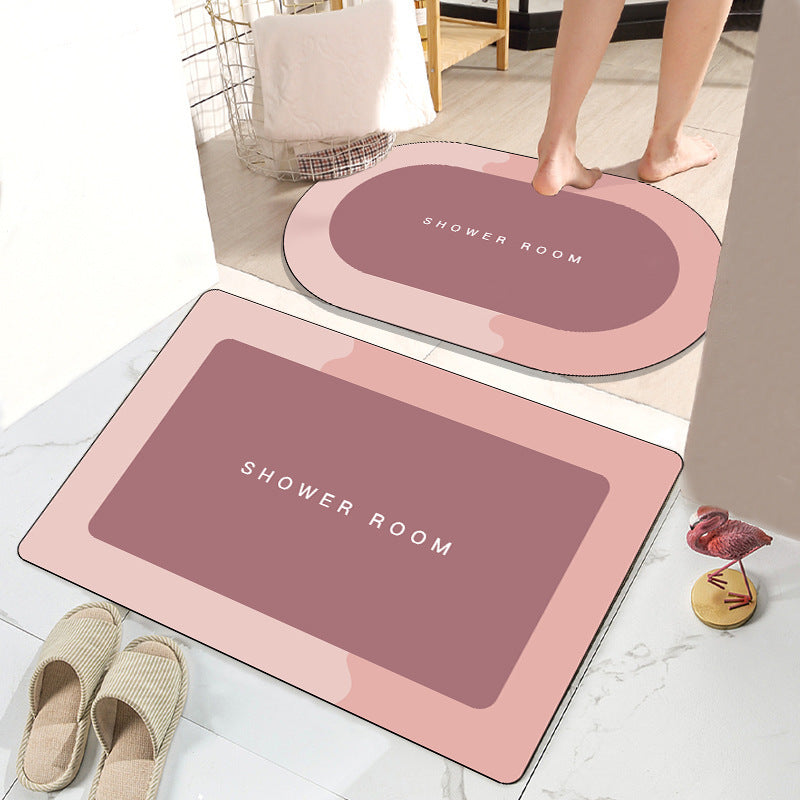 Non-Slip Absorbent Bathroom Mat – Quick-Dry Soft Floor Rug