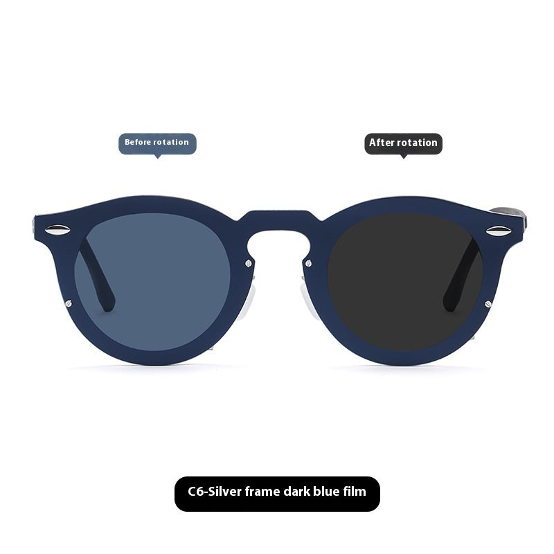 Rotating Adjustable Color-Changing Sunglasses – UV Resistant Fashion Eyewear