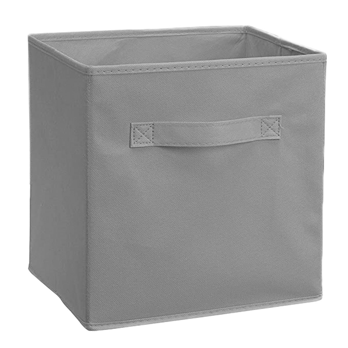 Solid Color Lid Storage Box Wardrobe Storage Box Fabric Toy Storage Box Drawer Box Sundries Basket 27 27 28