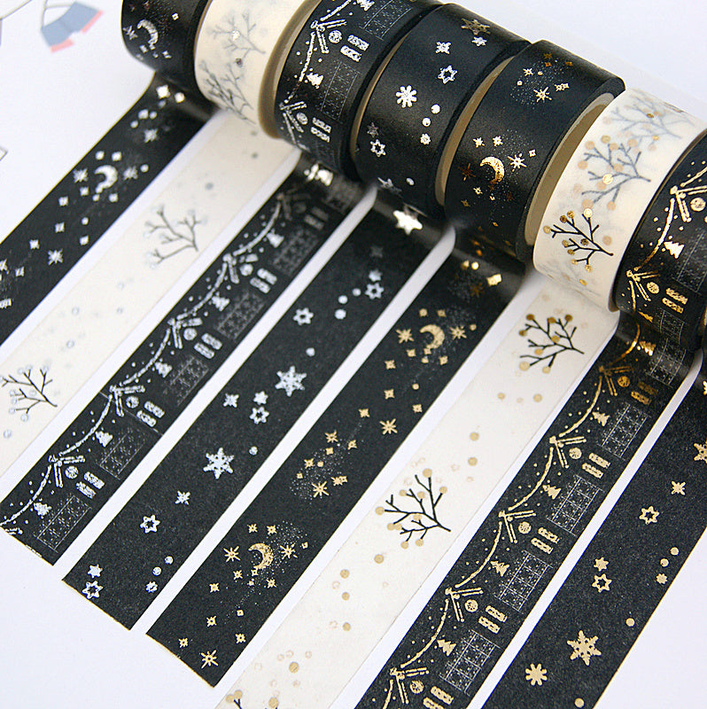 Christmas and New Year Japan Paper Tape – Decorative Washi Tape for Holiday Crafts