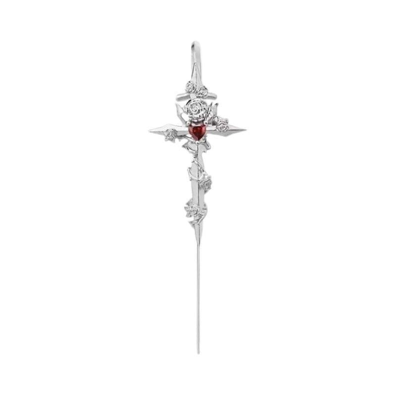 Creative Star Moon Diamond Geometric Fashion Stud Earrings