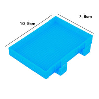 Square blue dot drill disc