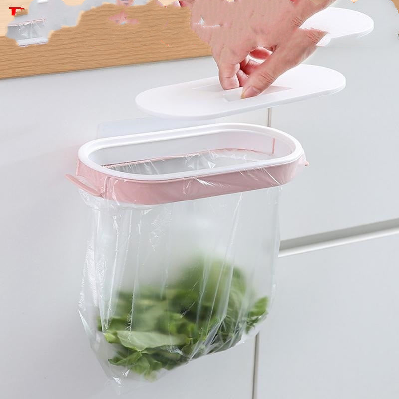 Household Garbage Bag Storage Rack Kitchen Cabinet Bench T
