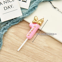 Pink Bow Candle 1