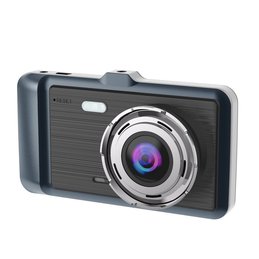 HD Dual-Lens Dash Cam – 4-Inch Screen Driving Recorder