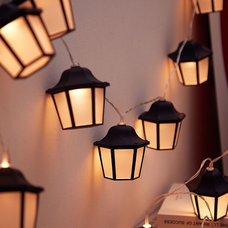 LED Lighting Chain Solar Retro Lamp Garden Villa Decoration