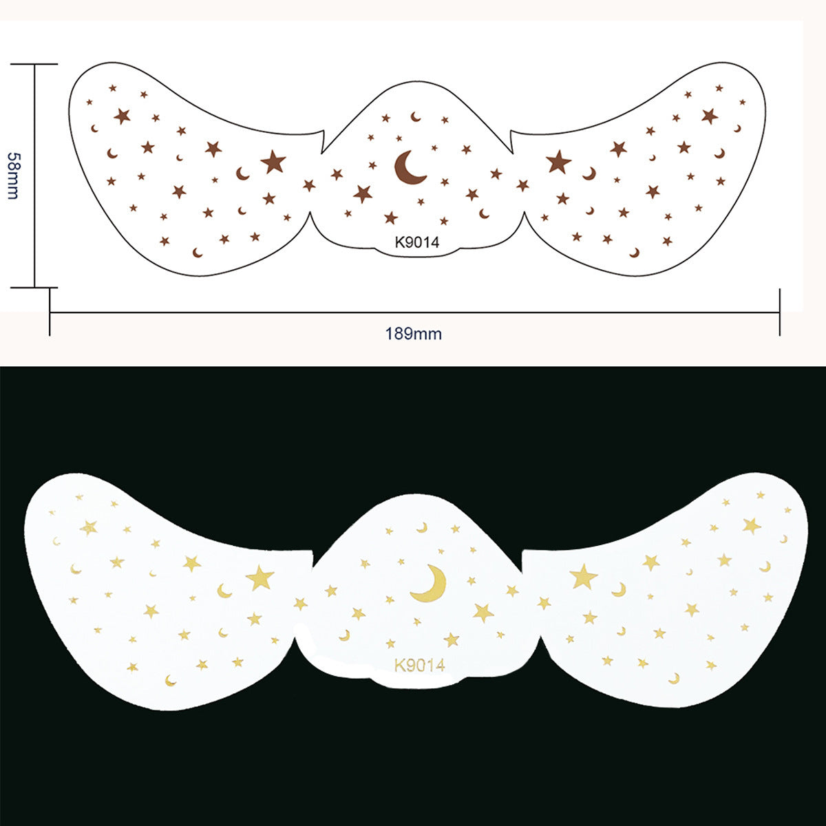 Freckle Tattoo Stickers – Waterproof Gold Dot Face & Eye Makeup Stickers for Women