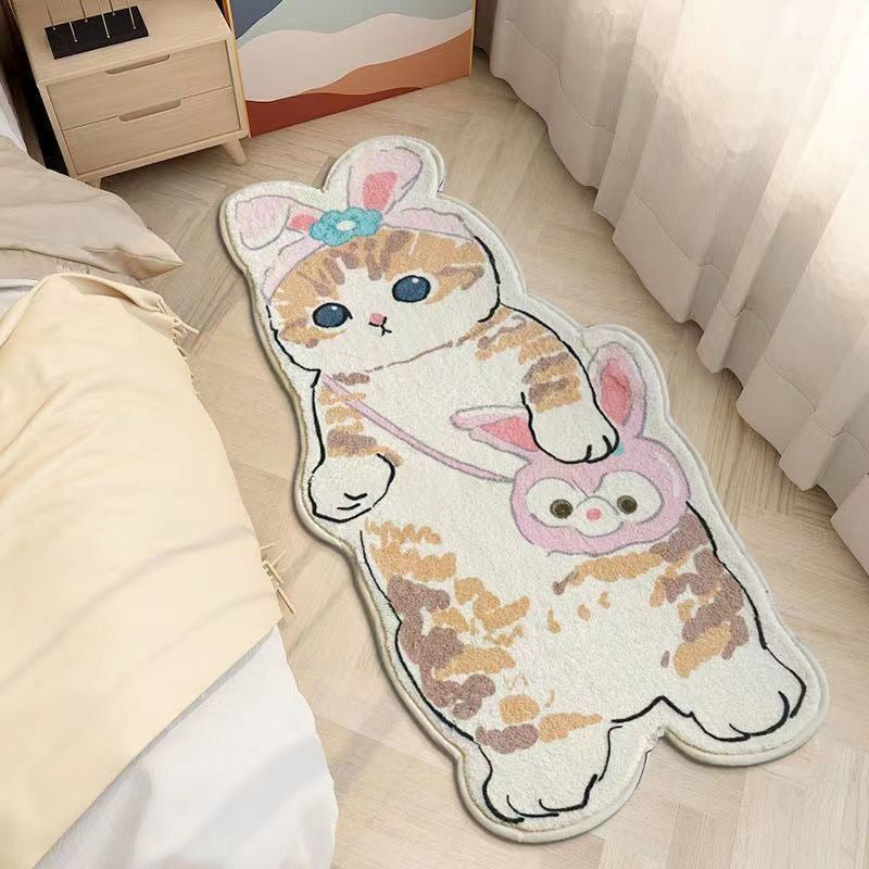 Cat Floor Mat  Cashmere Bed Blanket