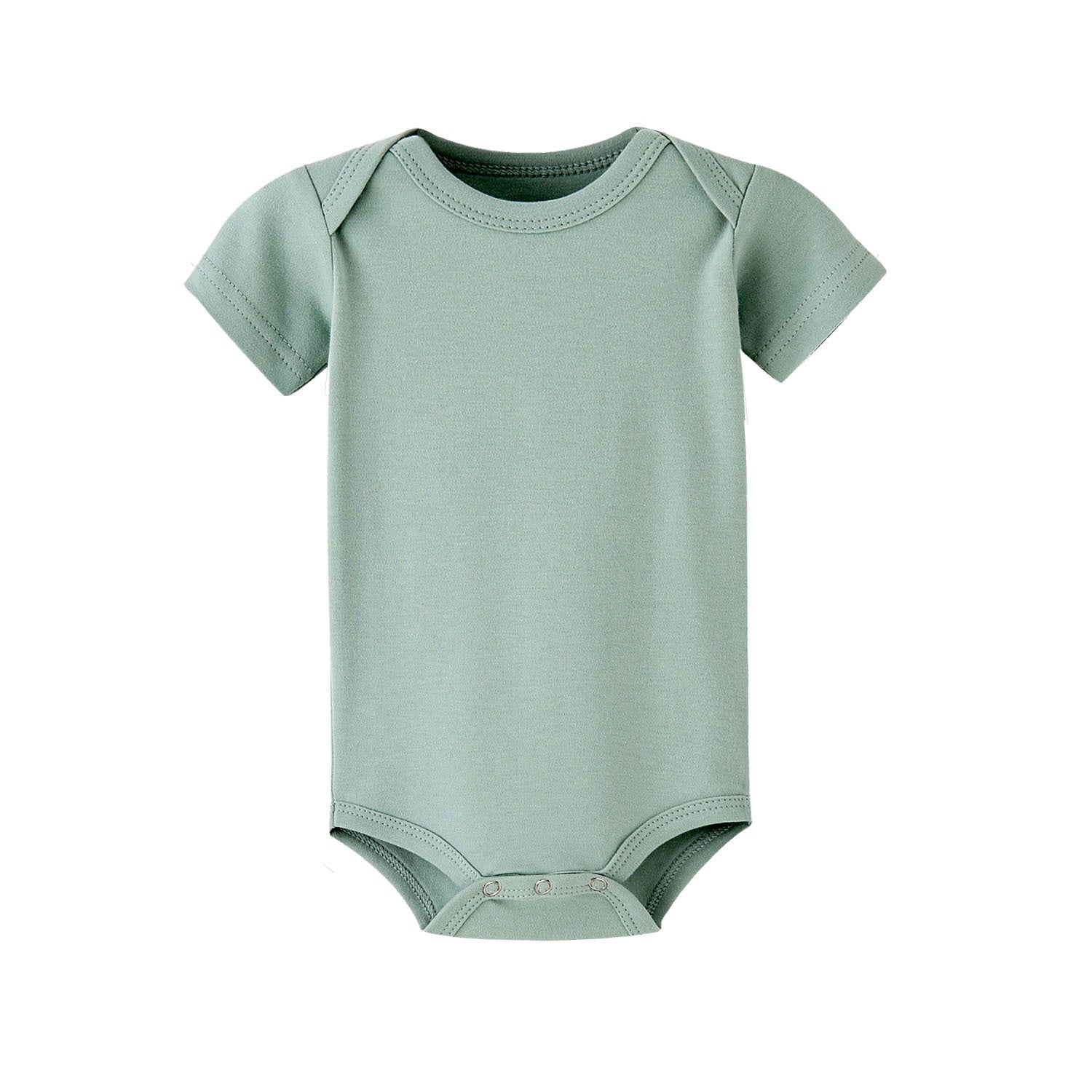 Summer Triangle Solid Color Short-sleeved One-piece Romper