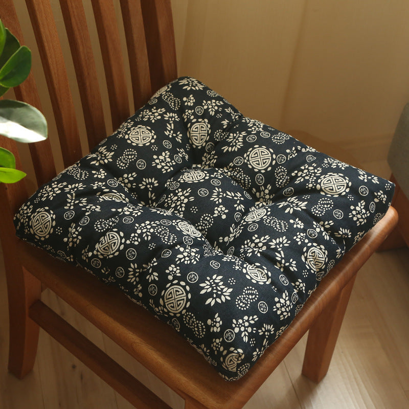 Thicken Belt Straps Chair Cushion Seat Cushion Breathable Fabric Butt Seat Cushion