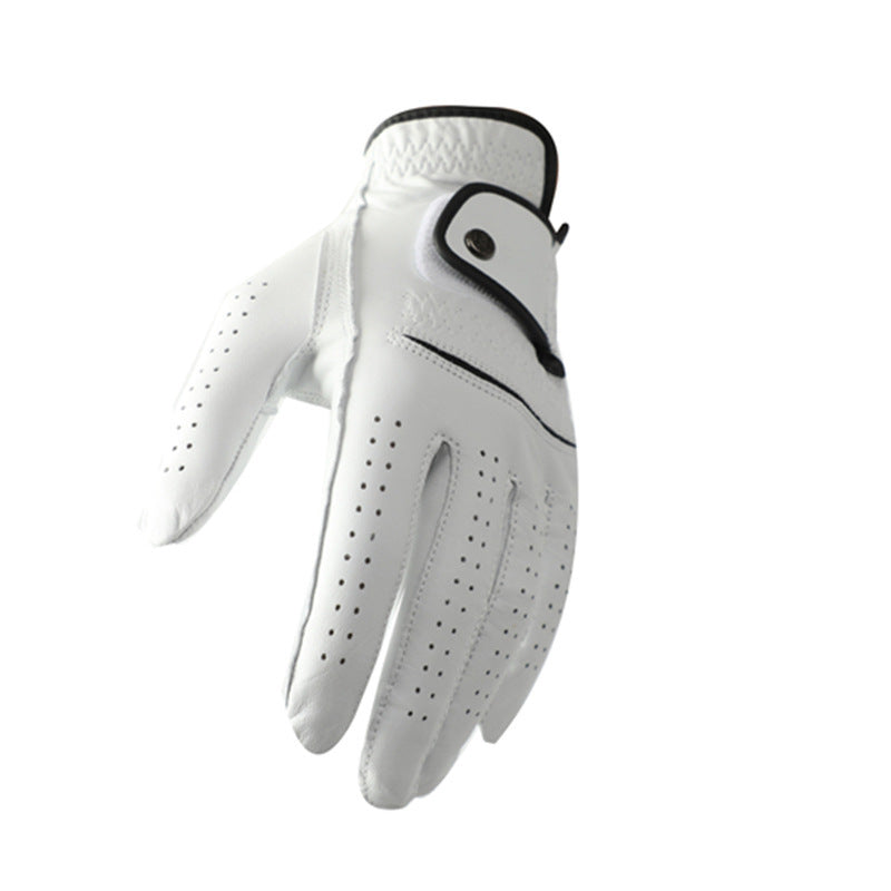 White Half-Sheepskin Casual Gloves – Non-Slip