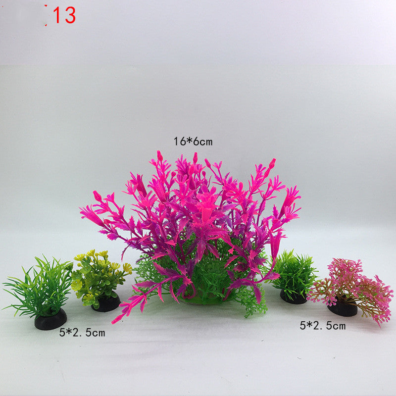 Fish Tank Decoration Simulation Water Plant Aquarium Landscaping
