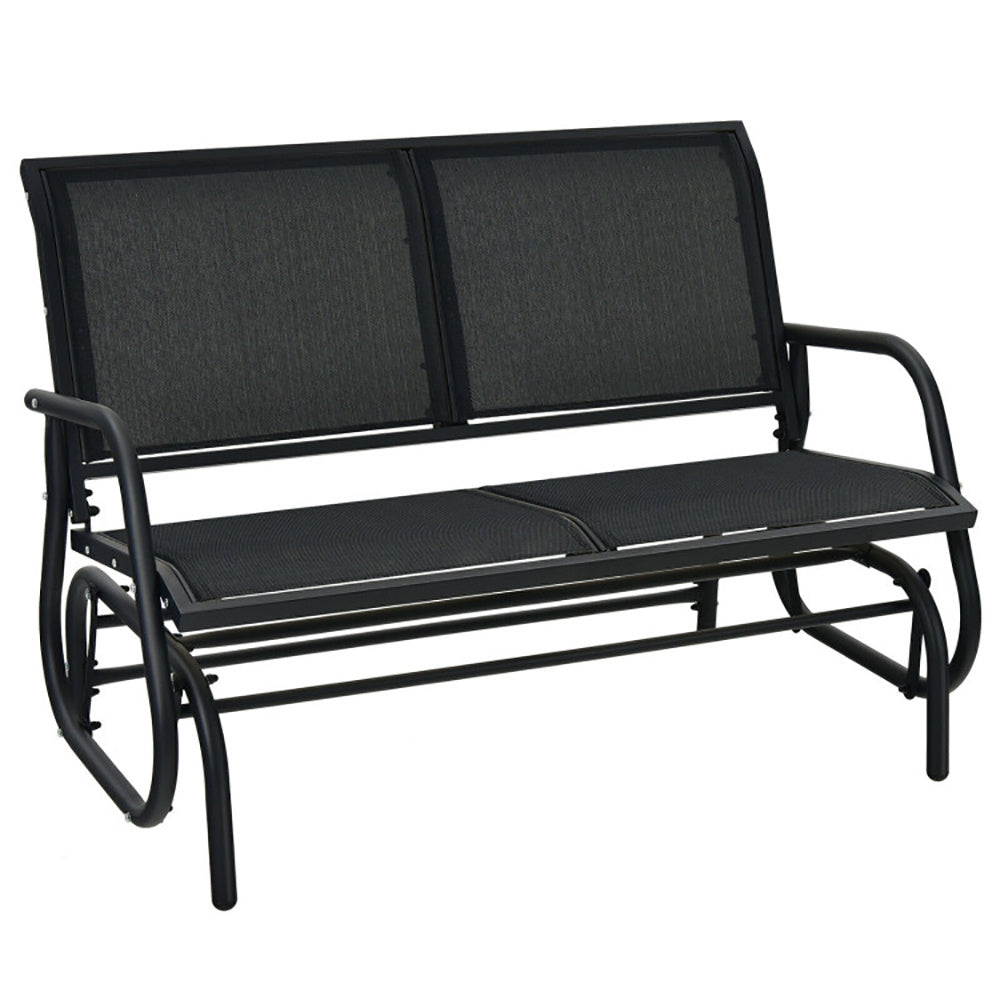 Swing Glider Chair 48 Inch Loveseat Rocker Lounge