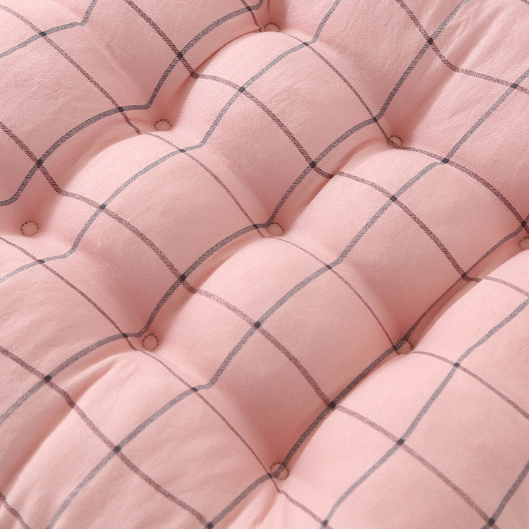 Home Fashion Comfortable Plaid Seat Cushion