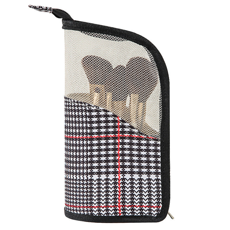 Vertical Makeup Brush Storage Bag – Large Capacity Home Organizer