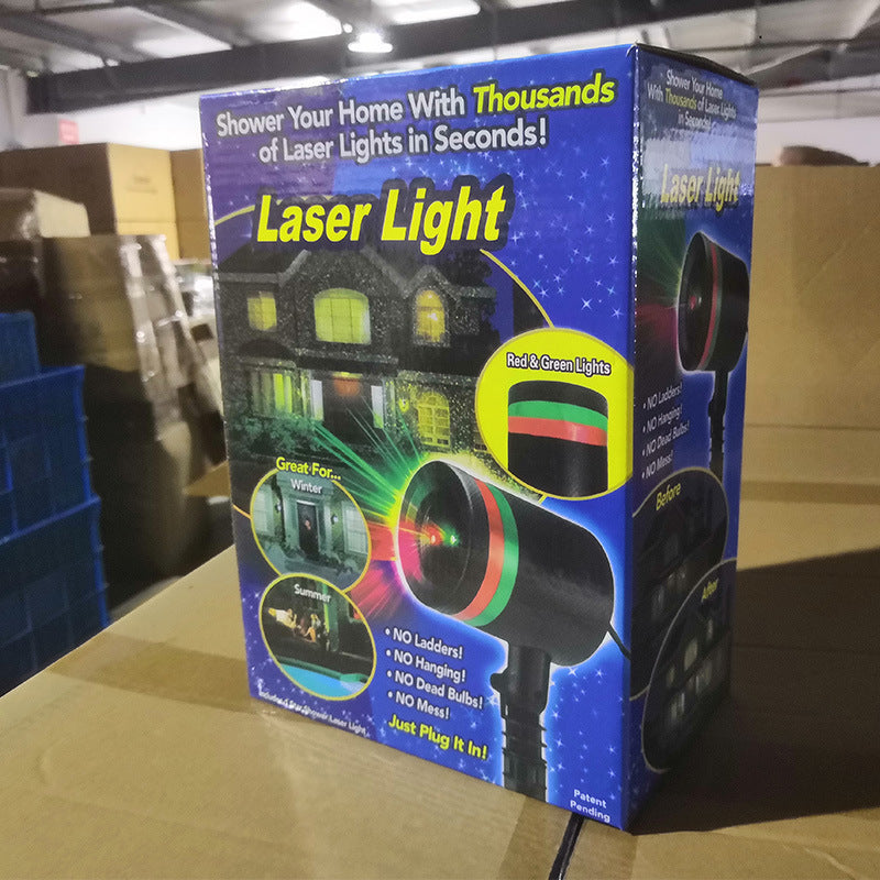 Gypsophila USB Laser Light Christmas Lawn Lamp