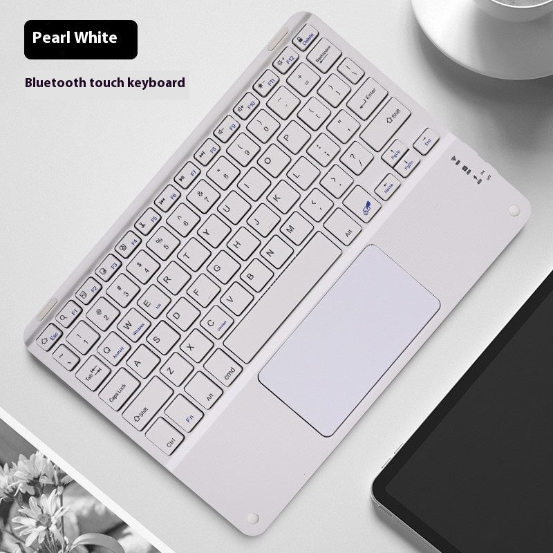 Square Hat Touch Bluetooth Wireless Charging Keyboard
