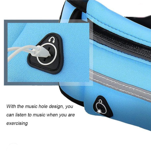 Fitness Waist Bag with Pocket – Slim Running & Jogging Fanny Pack