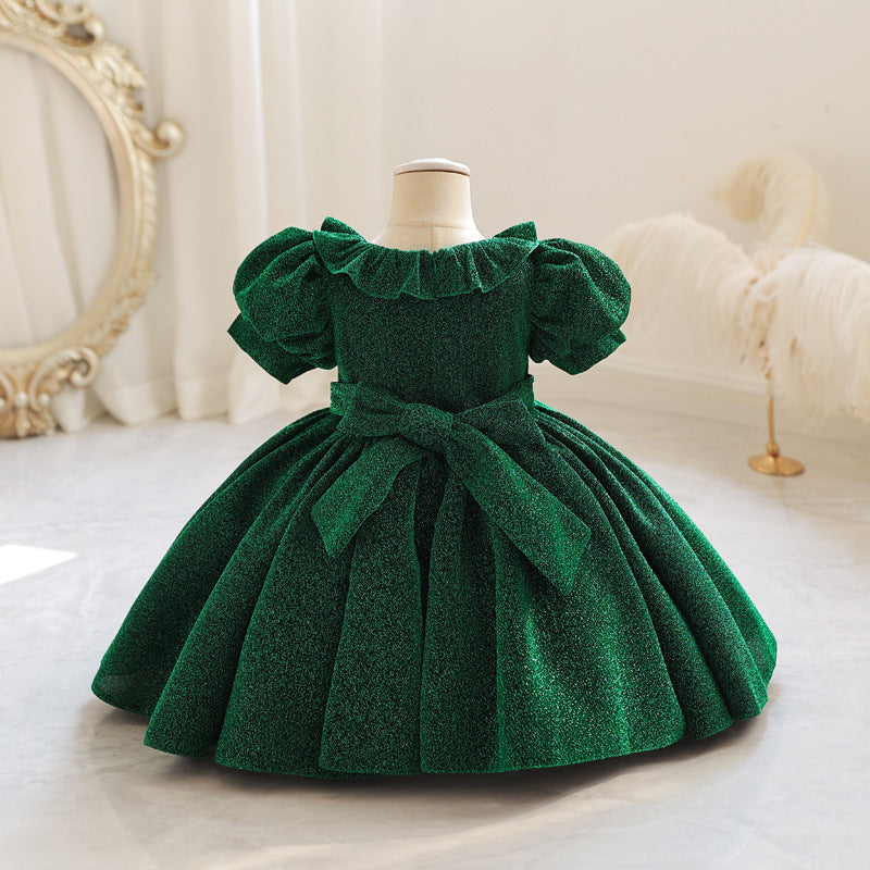 Baby Dress For One Year Old Children's Princess Dress Western Style Puffy