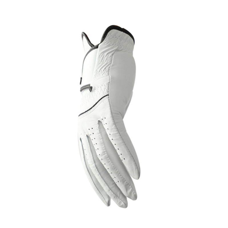 White Half-Sheepskin Casual Gloves – Non-Slip