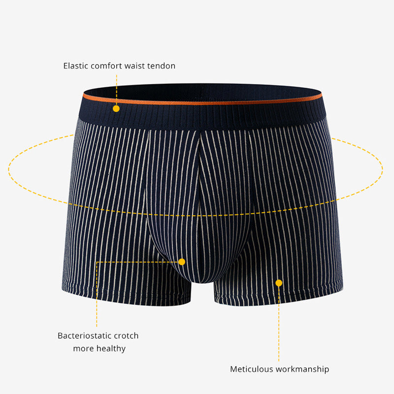 Men's Underwear Pure Cotton Boxer Brief Skinny