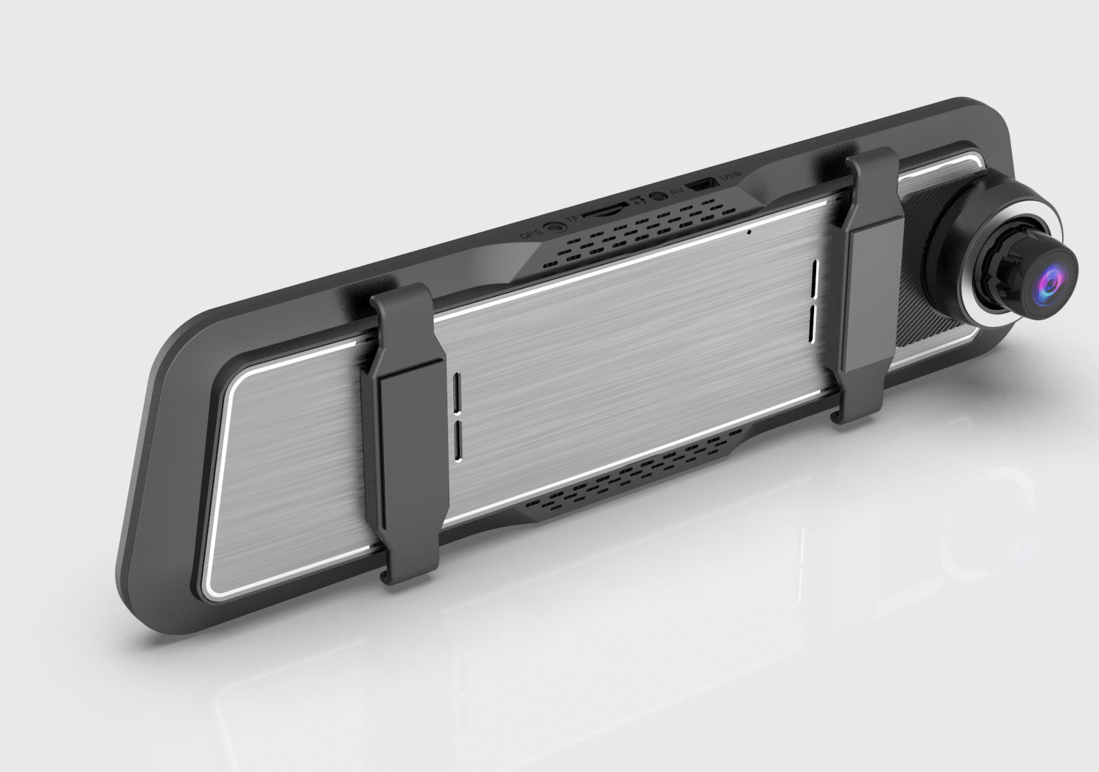 Streaming Rearview Mirror Dash Cam – Dual Lens Full Screen Touch