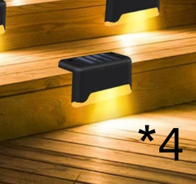 Solar Outdoor Courtyard Lamp Staircase Wall Lamp