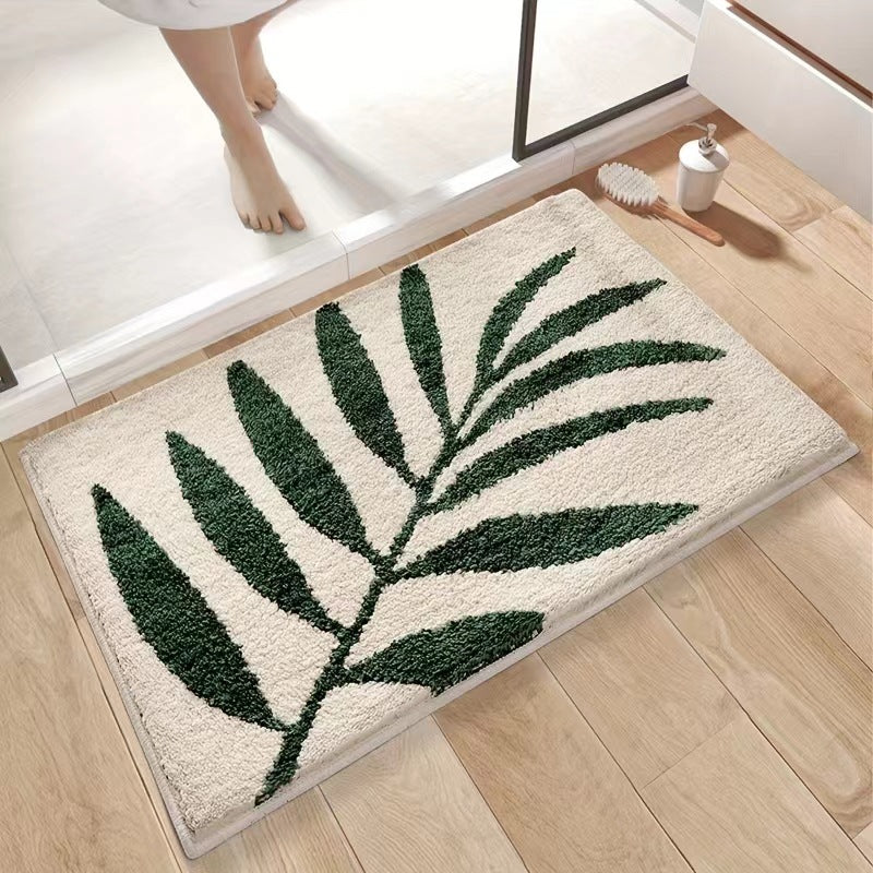 Bathroom Non-Slip Decorative Floor Mat – Cashmere-Like Absorbent and Stain-Resistant Carpet for Bathrooms