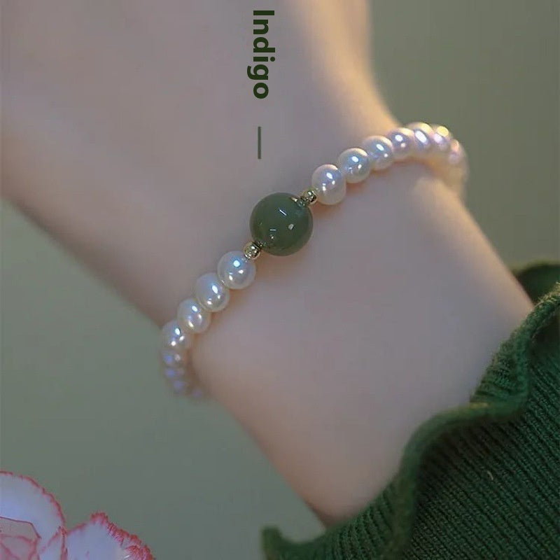 Chinese Style Bamboo Leaf Bracelet For Women