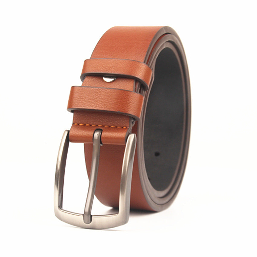 Men's Imitation Leather Pin Buckle Belt