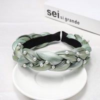 Mint green twist fabric