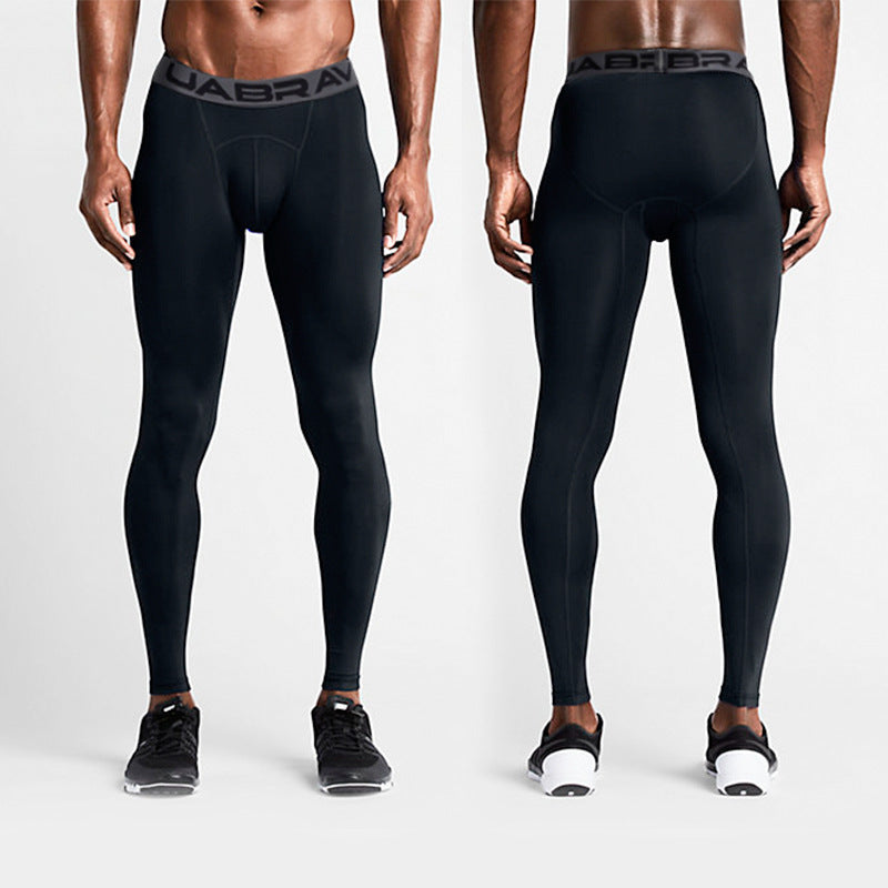 Men’s Quick-Dry Compression Running Tights – Sports Training Pants