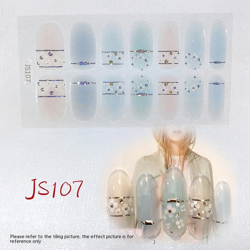 Three-dimensional Craft Crystal Nail Oil Film Crystal Glass Nail Sticker
