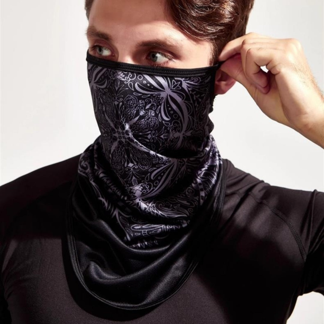 Integrated Sun Mask for Full Face & Neck Protection