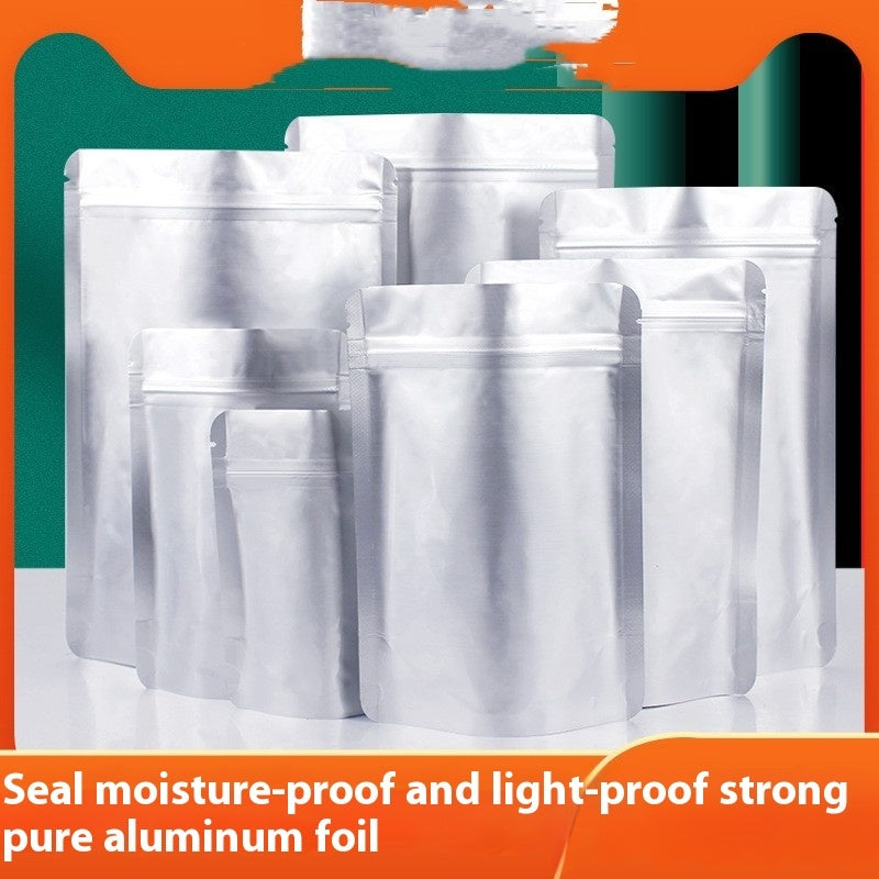 Pure Aluminum Foil Bag Tea Self Sealing
