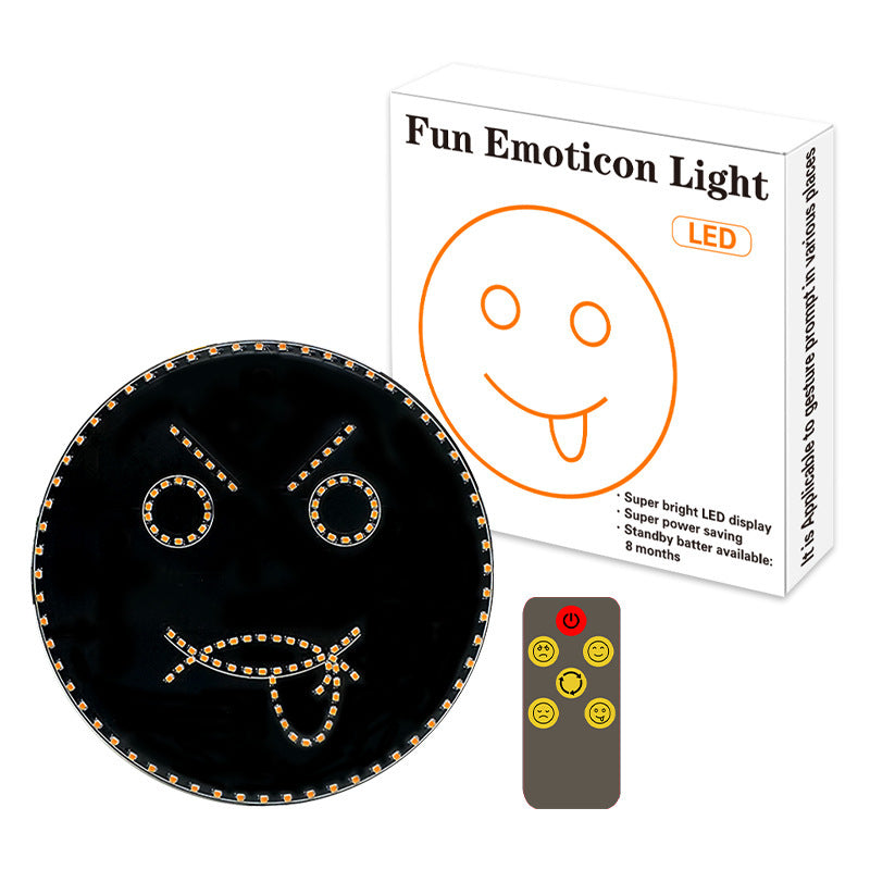 Car Rear Window LED Expression Light – Customizable Decorative Lamp