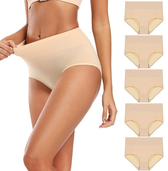 Women’s High-Waist Shaping Underwear – Control Briefs (Plus Size)