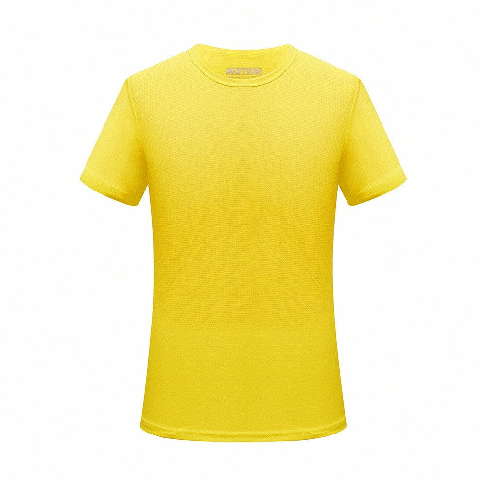 Mens Slim Fit Quick Dry T Shirt Solid Athletic For Running