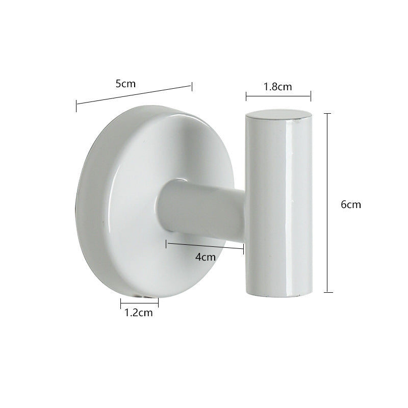 Minimalist 304 Stainless Steel Bathroom Hook – Wall-Mounted Clothes/Towel Hook