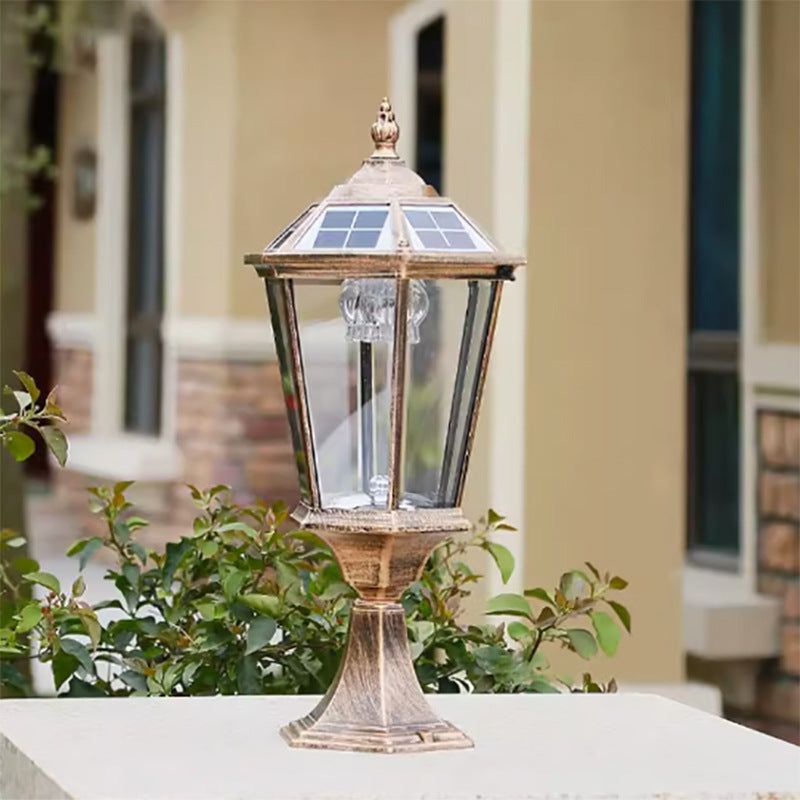 Solar Pillar Lamp Outdoor Waterproof