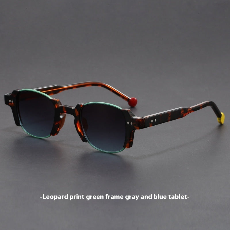 Retro Square Frame Sunglasses
