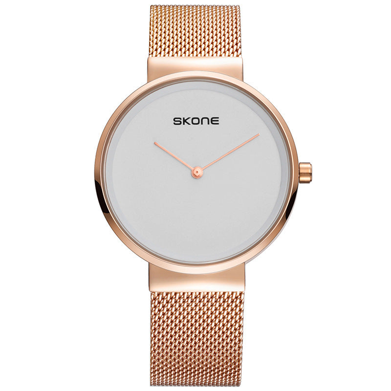 Quartz Watch Waterproof Fashion Simple Women's Mesh Strap Watch