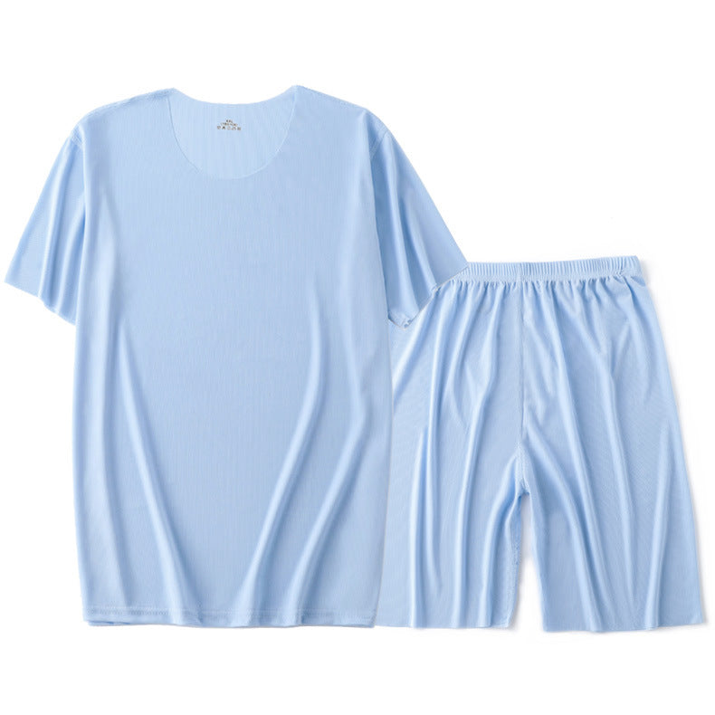 Home Wear Short Sleeve Shorts Suit Pajamas