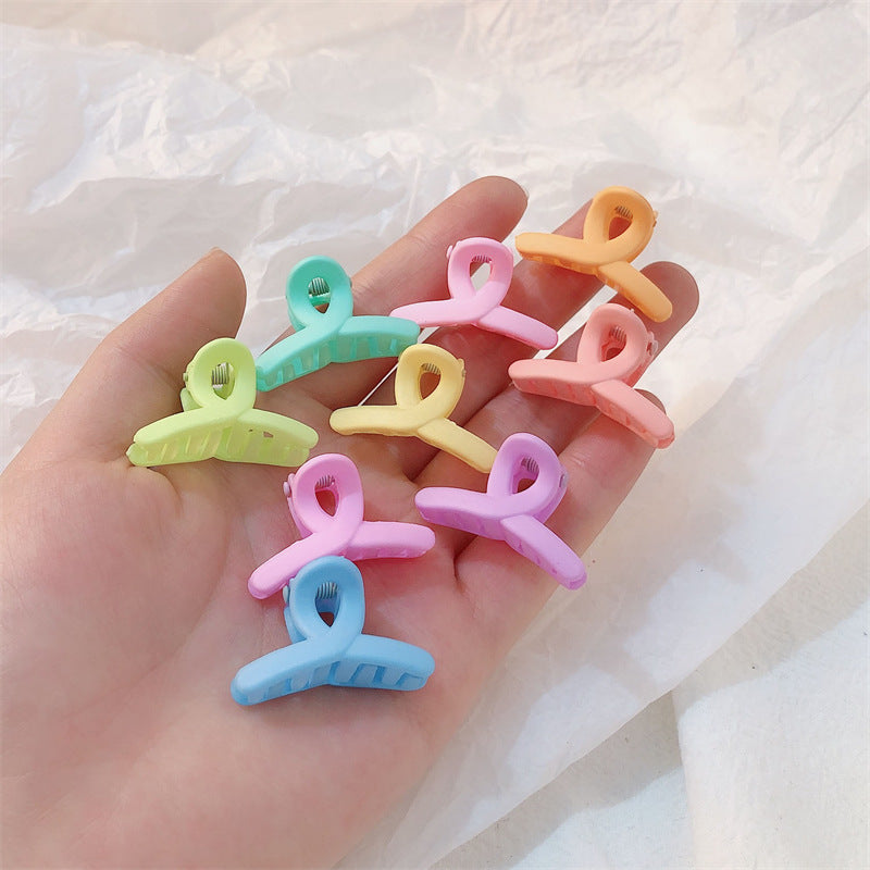 Women's Hair Clip With Frosted Back Of The Head Spoon