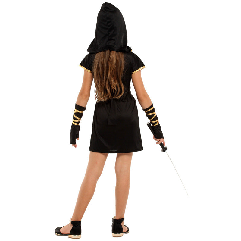 Kids Ninja Costume – Children’s Halloween Cosplay Outfit in Sizes M-XL