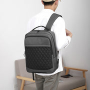 Men's Travel Backpack Oxford Cloth Solid Large Capacity