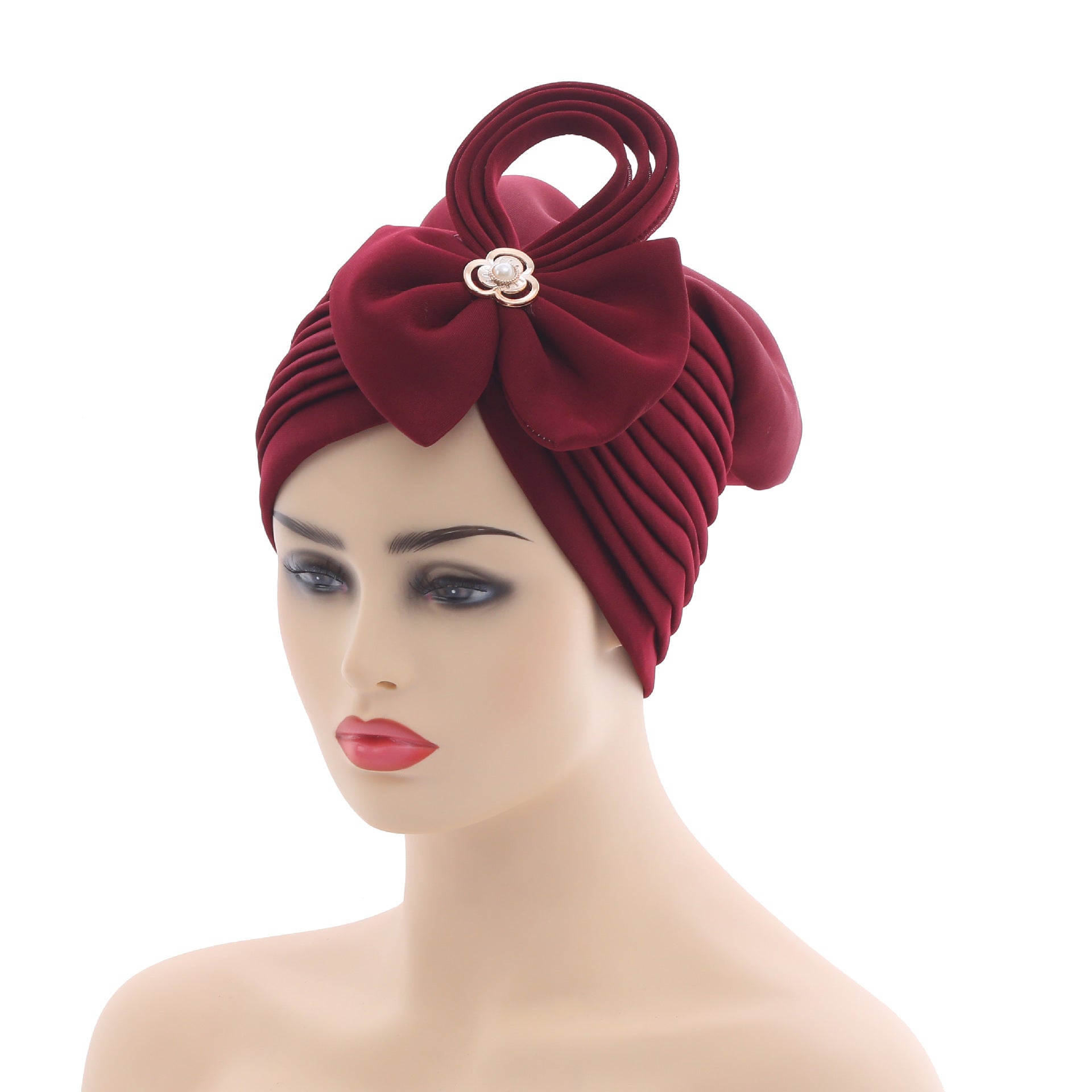 New African Space Layer Bow Baotou Muslim Hat